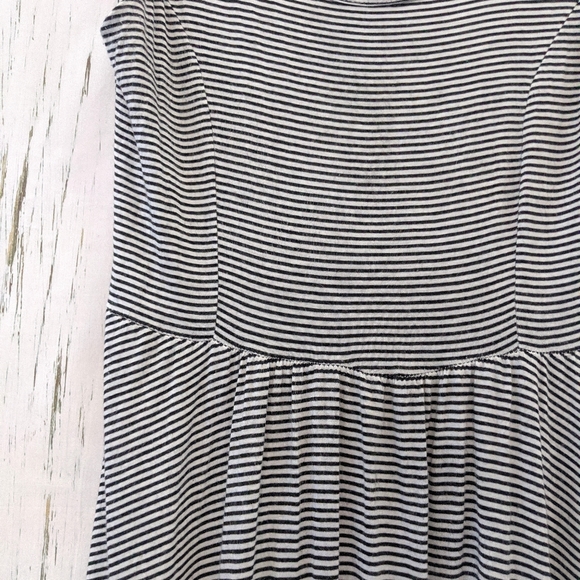 3/$20 Skater Striped A-Line Black and White Dress - Picture 6 of 8
